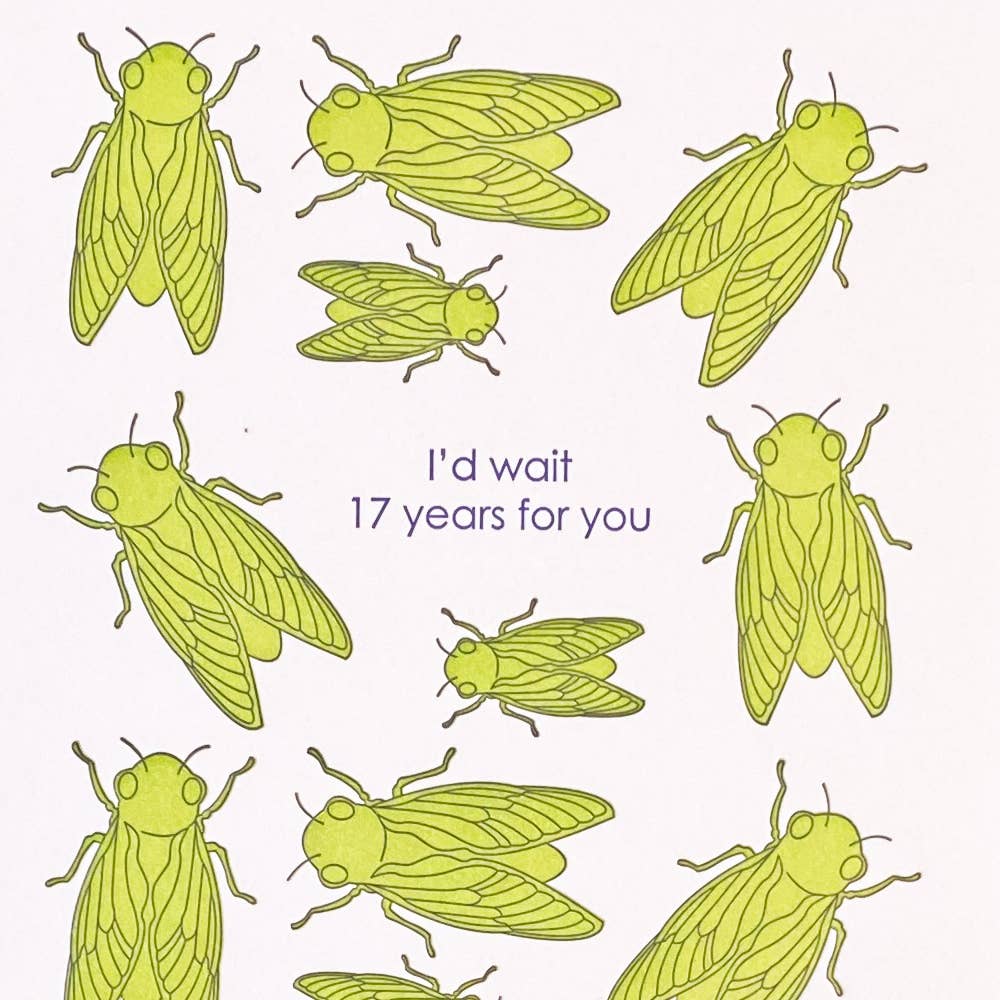 Cicadas - Illustrated Funny Love Card